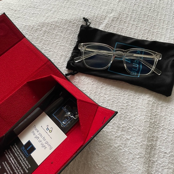 NWT Bon Charge BLUblox blue light Crystal Computer Glasses - Picture 11 of 12